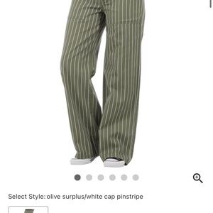 Brixton Green Chinos with White Stripes Relaxed Fit